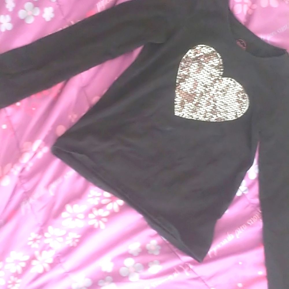 Sequence heart  shirt
